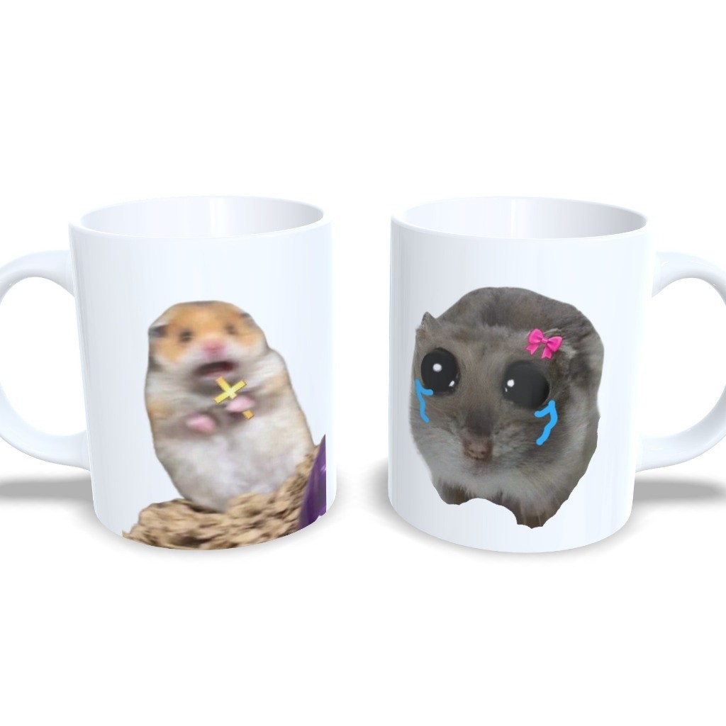 Caneca Personalizada Meme Hamster Joinha Okay Positivo