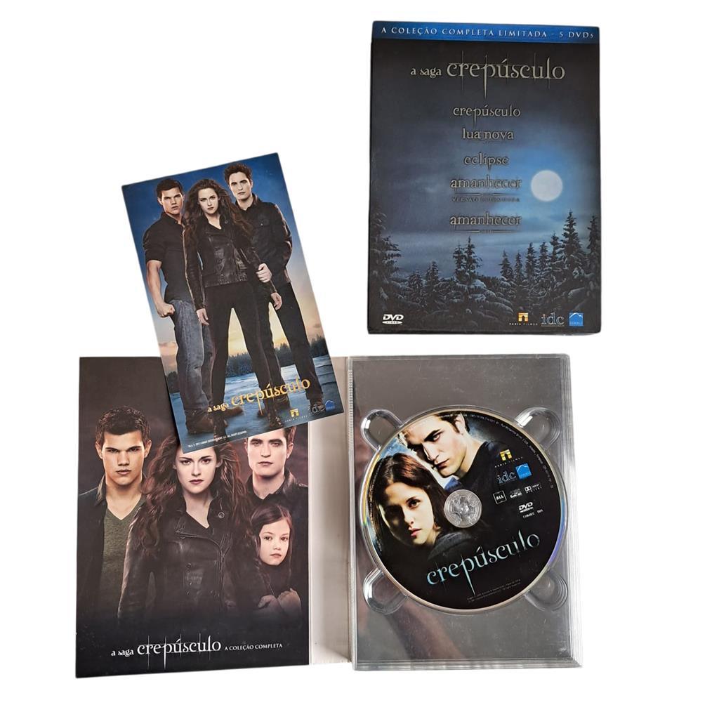 DVD Box DVD A Saga Crepúsculo completa - 5 DVDs editora