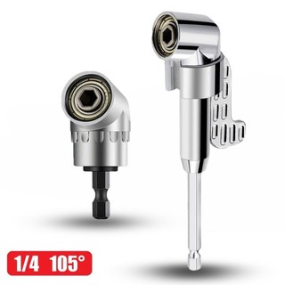 Adaptador Angular Metálico Durável - 105° e 90° Curto/Longo 130MM para Parafusadeira e Fu…