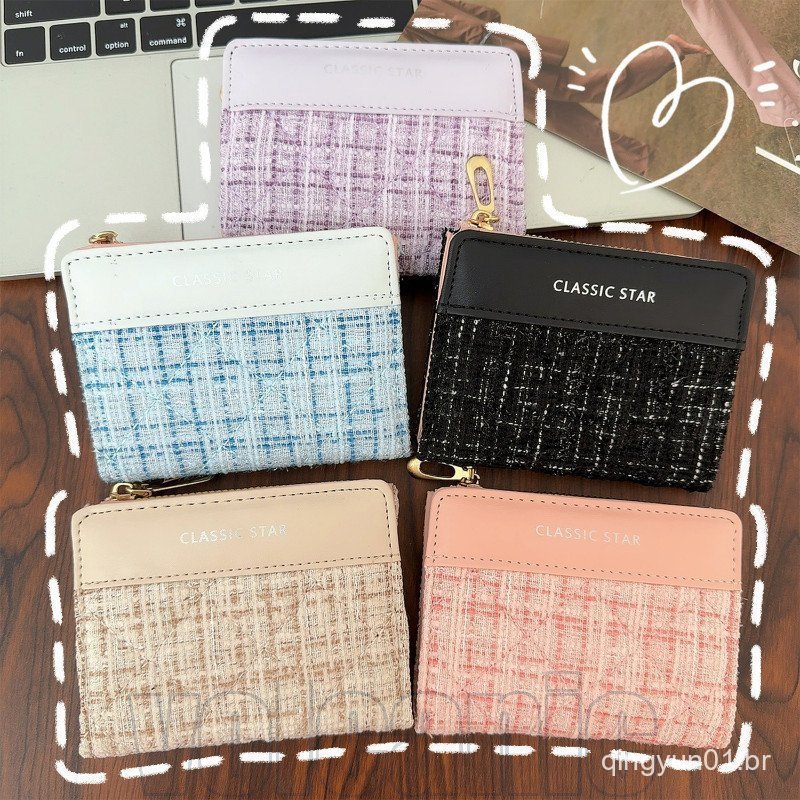 Carteira De Couro PU Retrô Estilo INS Coreano-Bolsa De Moedas Da Moda Estudante Cartão Feminina Armazenamento De Grande