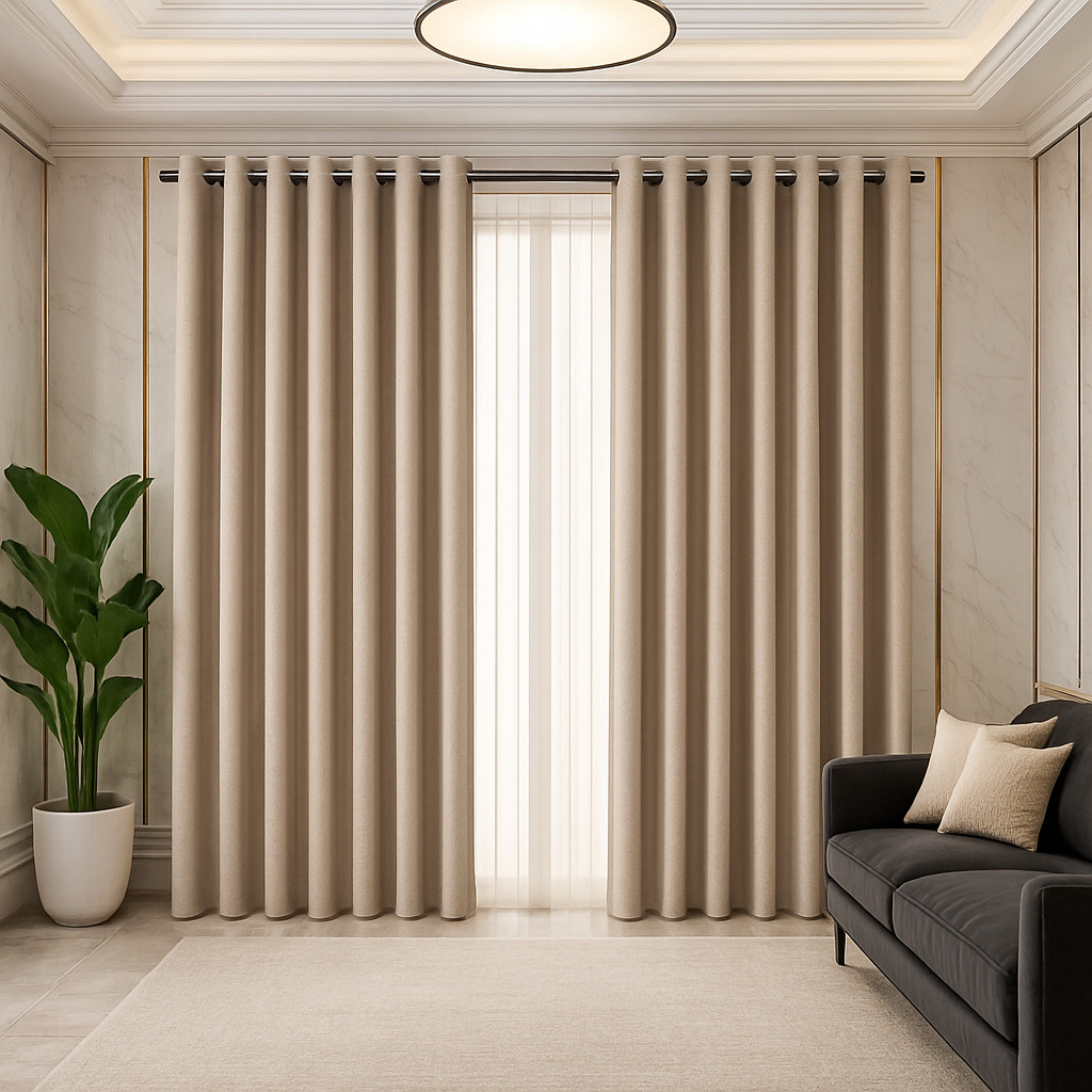 Cortina Roma Delicada Grande 3,00 x 2,20 Para Escritório Sala Quarto Diversas Cores a Pronta Entrega