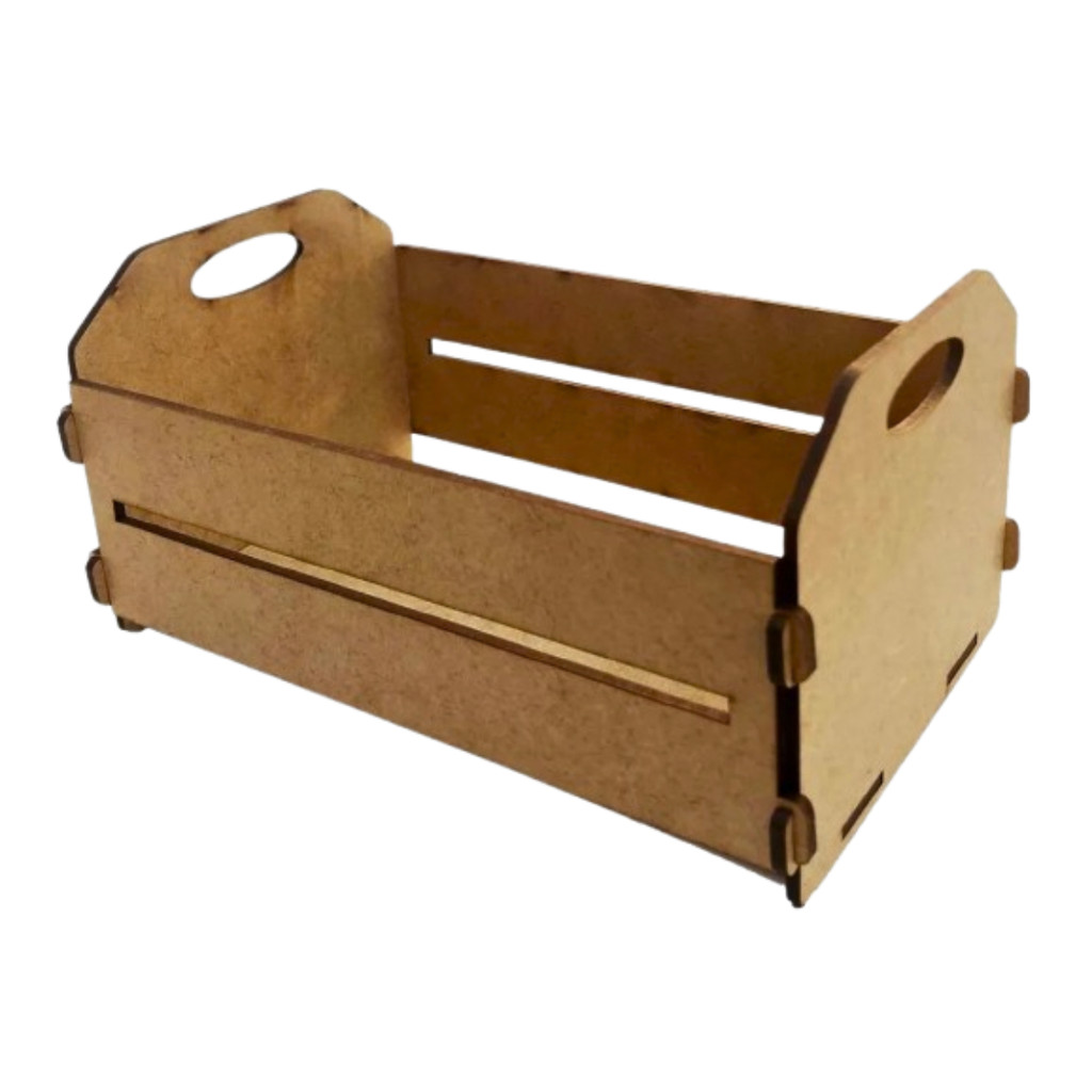 Kit Mini Caixote Feira 14x9 Cm Caixotinho Cestinha Mdf