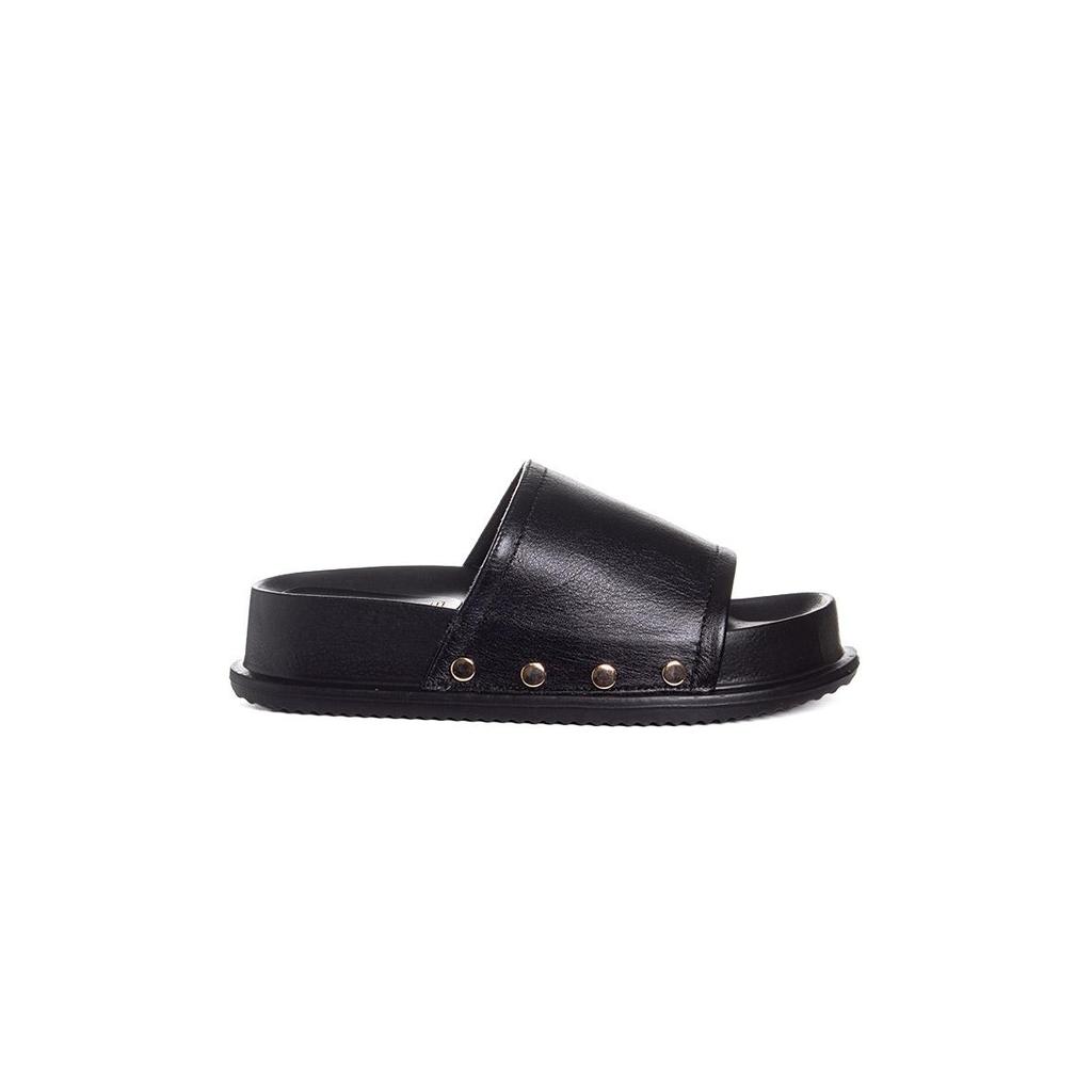 Tamanco Santinelli Flatform Couro Preto em Oferta na Shopee