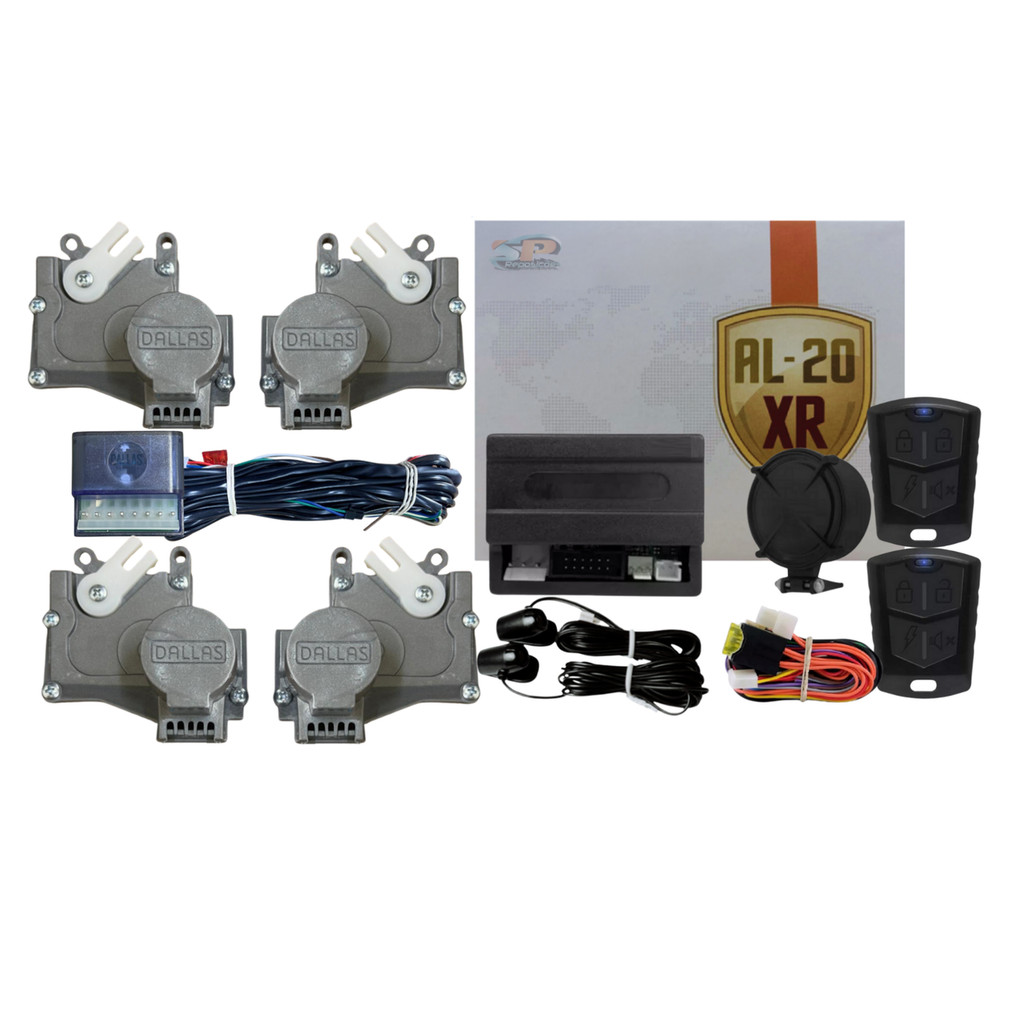 Kit Alarme + Trava Eletrica Original Celta Life Spirit 4 pts