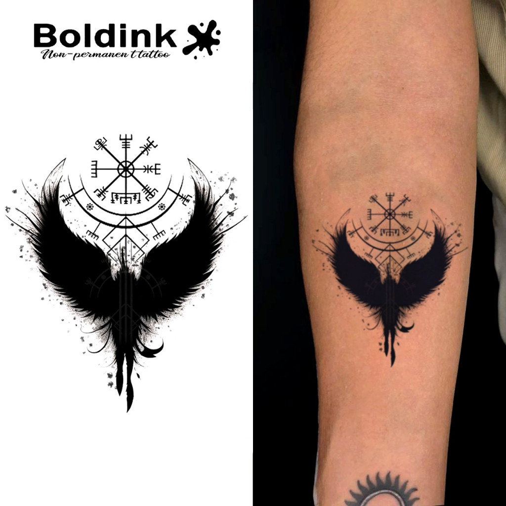 Tatuagens Temporárias de Pessoas com Asas, Impermeáveis, Realistas e Duradouras por 15 Dias, Nova Tecnologia Incrível, A