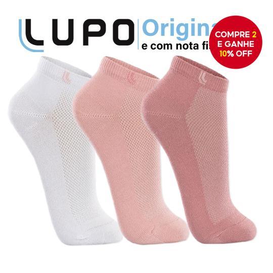 Meias Lupo Original Femininas Para Homens E Mulheres-Pacote De 3 Pares | Algodão Respiráve...