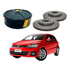 Disco Freio Dianteiro Gol G7 Aro 14 1.0 1.6 2016 A 2019
