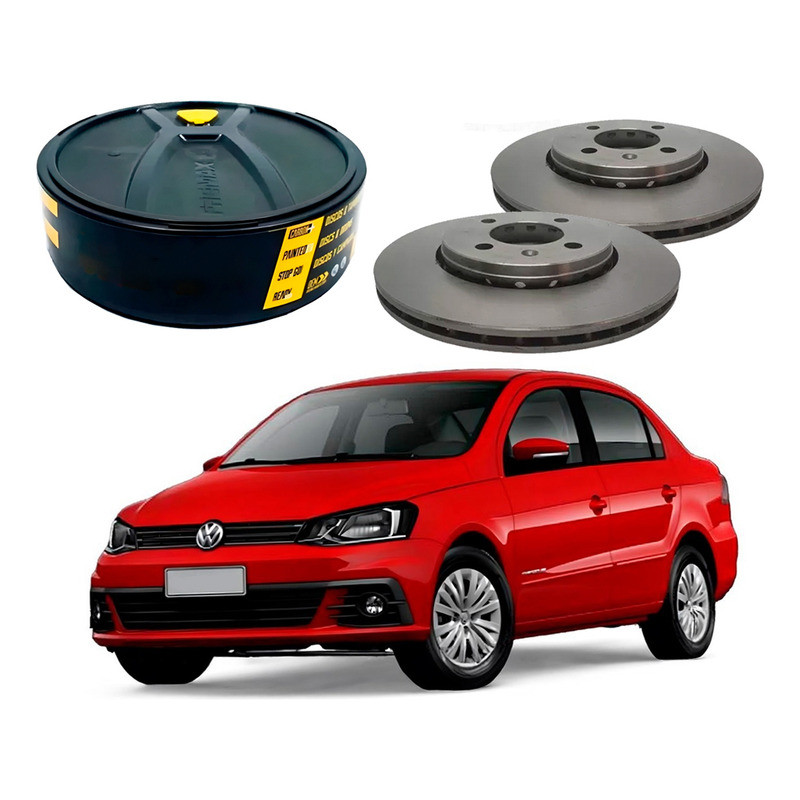 Disco Freio Dianteiro Voyage G7 Aro 14 1.0 1.6 2016 A 2018 em Oferta na Shopee