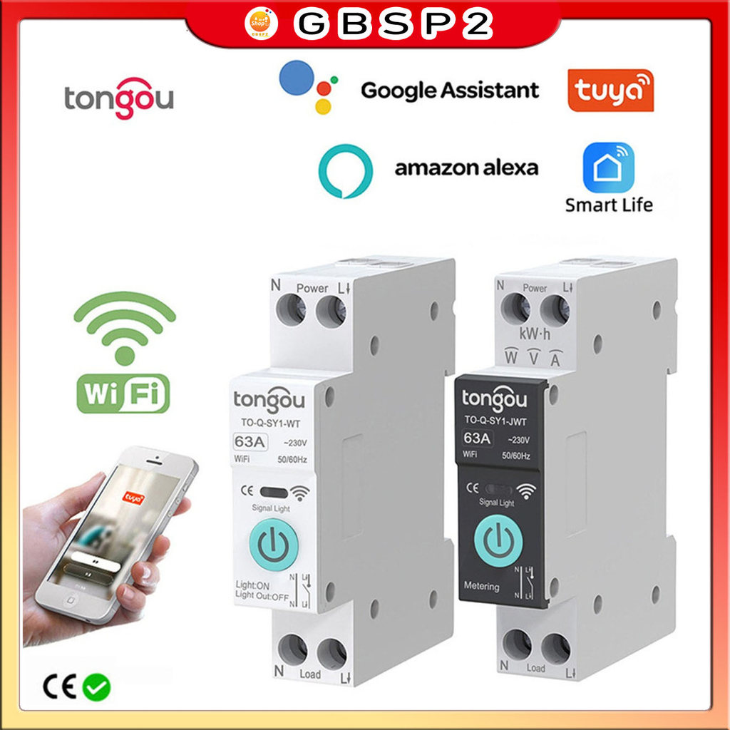 Interruptor Disjuntor Wifi Bipolar Controle Por App Remoto Pronta Entrega