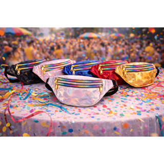 Pochete Metalizada Holografica Carnaval Festa Anti-furto em Oferta na Shopee