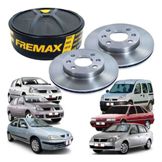 Par Disco De Freio Dianteiro Ventilado Clio, Kangoo, Symbol. em Oferta na Shopee