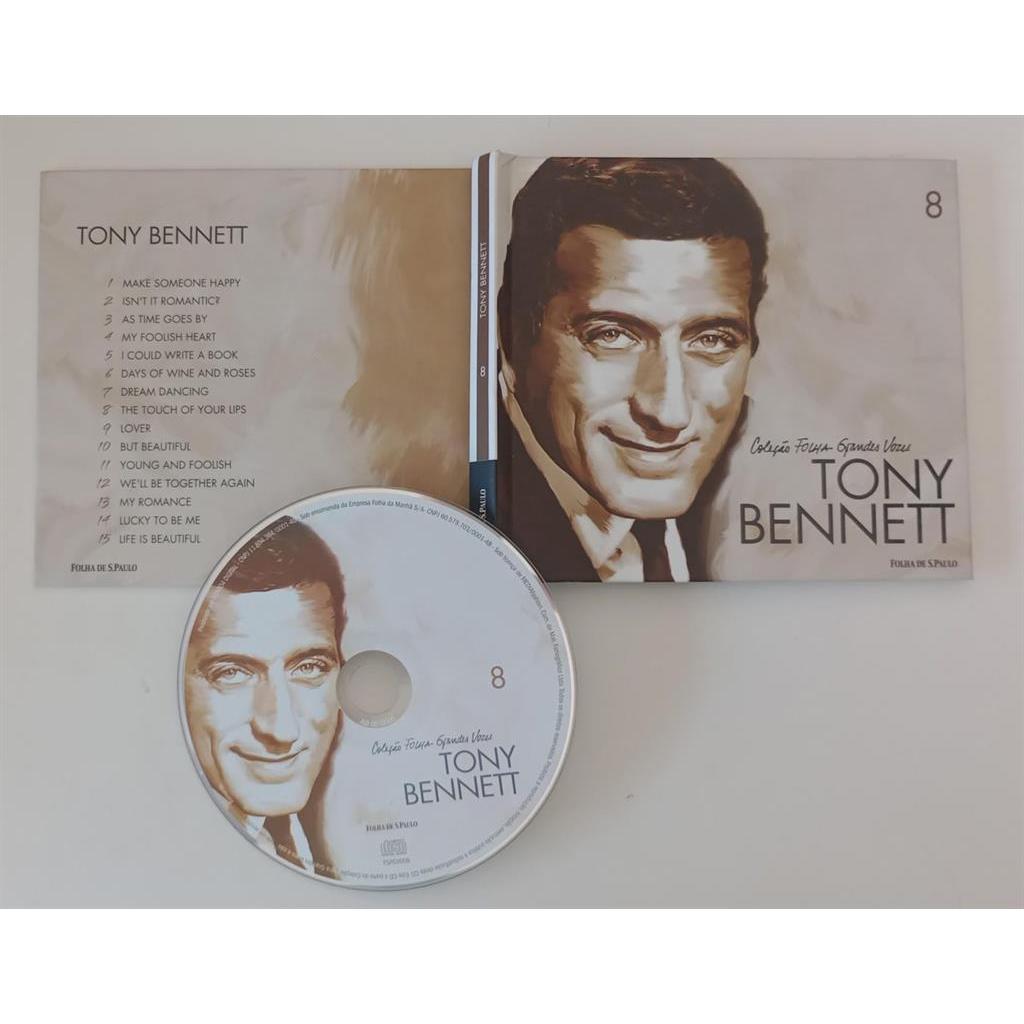 CD TONY BENNETT COLEÇÃO GRANDES VOZES 8 FOLHA DE SP / TONY BENNETT