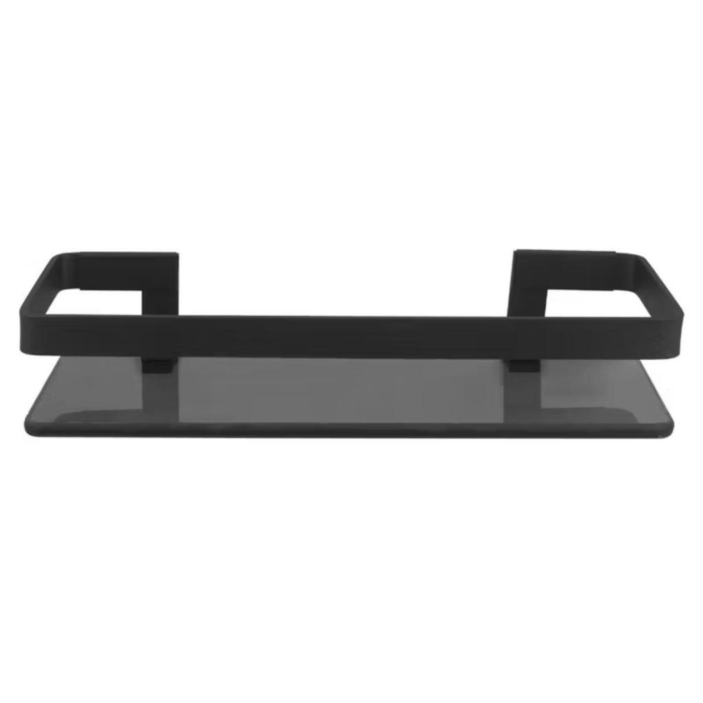 Suporte Porta Shampoo Para Banheiro Prateleira Reta De Vidro Fumê Luxo em Oferta na Shopee