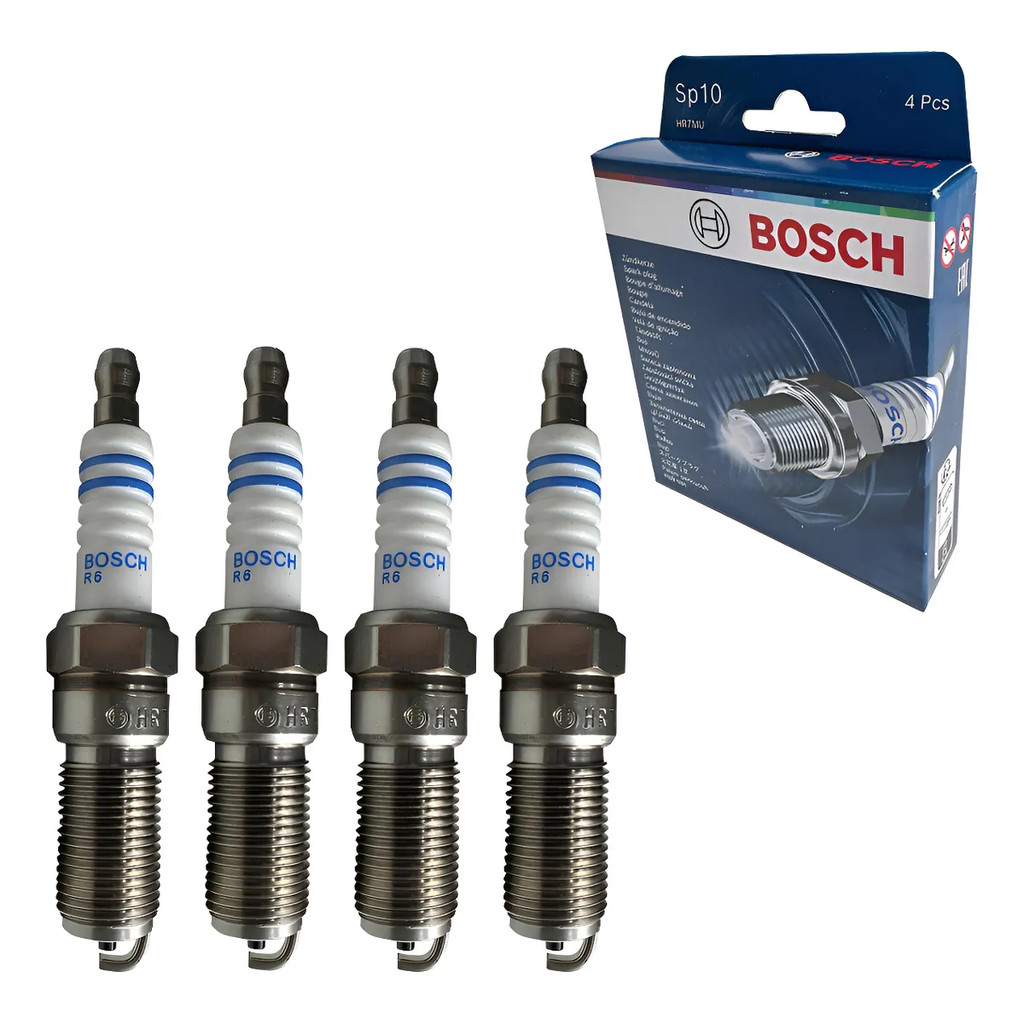 Jogo Vela Bosch Sp10 Ford Ka 1.0 8v Gasolina Gnv 65cv 99-07