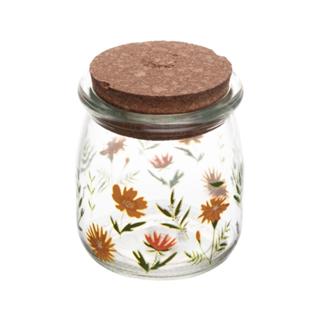 Porta Mantimento Redondo Lyor Flora de Vidro com Tampa 190ml em Oferta na Shopee