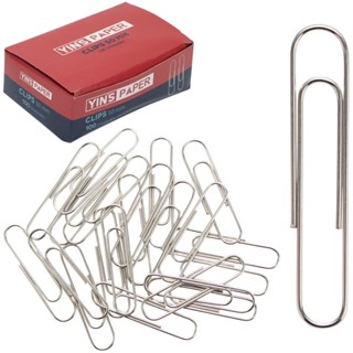 CLIPS DE METAL OVAL YINS PAPER COM 100 PECAS 33MM NA CAIXA em Oferta na Shopee