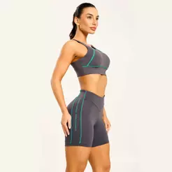 Short Perception Carbox Poliamida Com Estampa Emborrachada