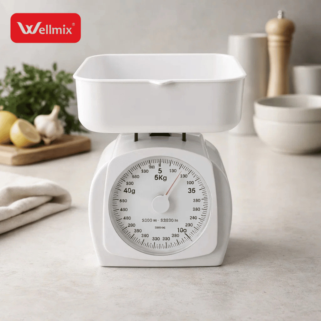 Balança de Cozinha Analógica - WellMix / Pesagem Bagagem Cozinha Feira Precisão