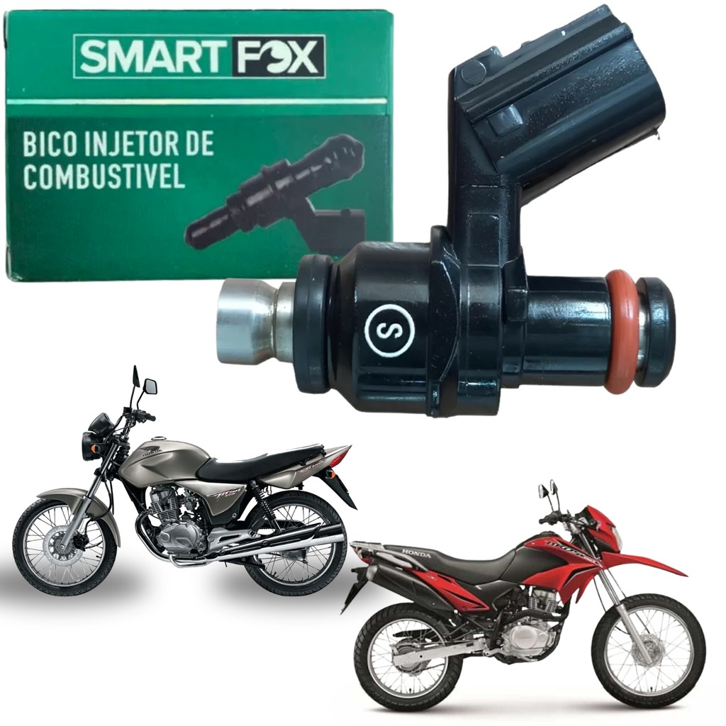 BICO INJETOR COMBUSTÍVEL 8 FUROS SMARTFOX HONDA CG TITAN 150 CG FAN 150 NXR BROS 150