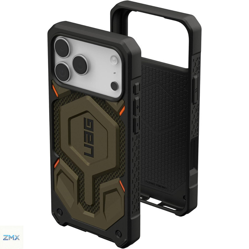 UAG Projetado Para iPhone 17 Pro Max Capa Magnética Kevlar Verde Protetora De Nível Militar