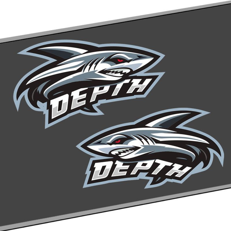 Adesivos de tubarão criativo decoração única bloco arranhões desenhos animados adesivos de carro motocicleta elétrica à 