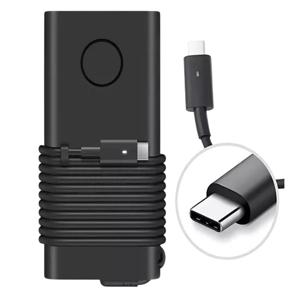 Carregador Tipo C 130W Rhos DE-18 para Dell Latitude XPS Precision Vostro USB-C

