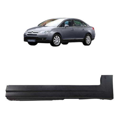 Spoiler Lateral Traseiro Esquerdo Citroen C4 Pallas 2010 Preto