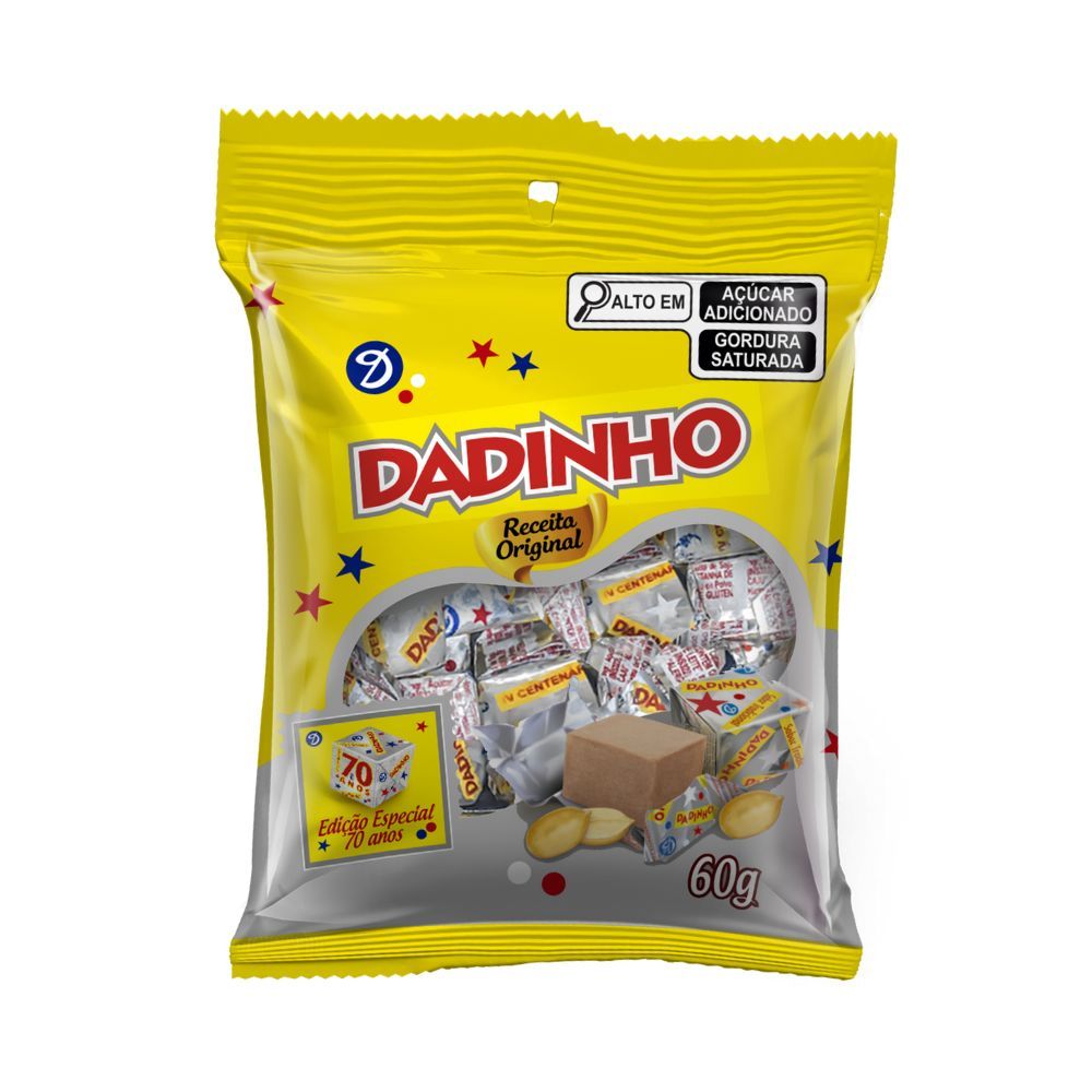 Bala Dadinho Receita Original 60g
