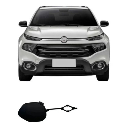 Tampa Reboque Parachoque Dianteiro Fiat Toro 2016/2021 Novo