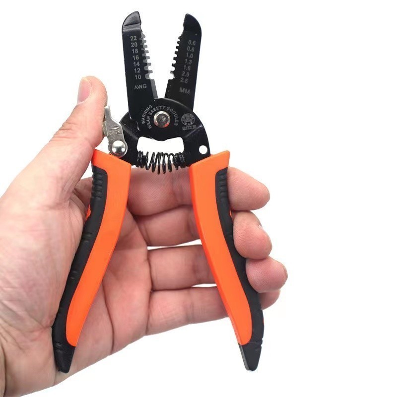 Alicate Cortar Descascar Fios 0.06 A 2.6mm 7 Polegadas