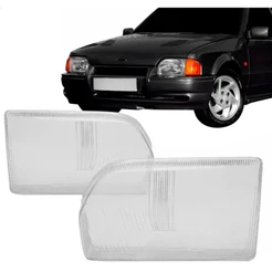 Lente Farol Escort Hobby 1987 1988 1989 1990 1991 1992 1993 Vidro