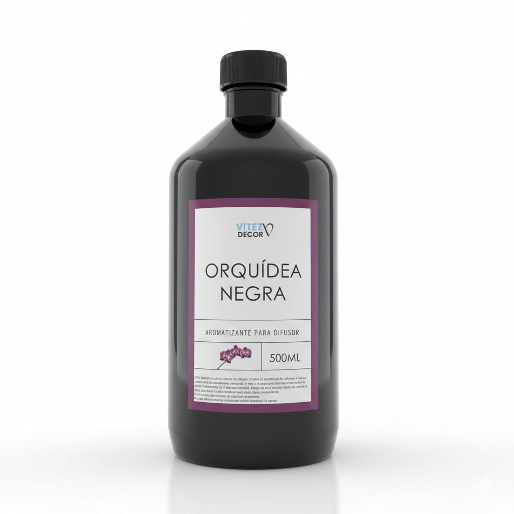 Refil de Aromatizador para Difusor de varetas ambiente 500ml Orquidea Negra- perfume intenso em Oferta na Shopee