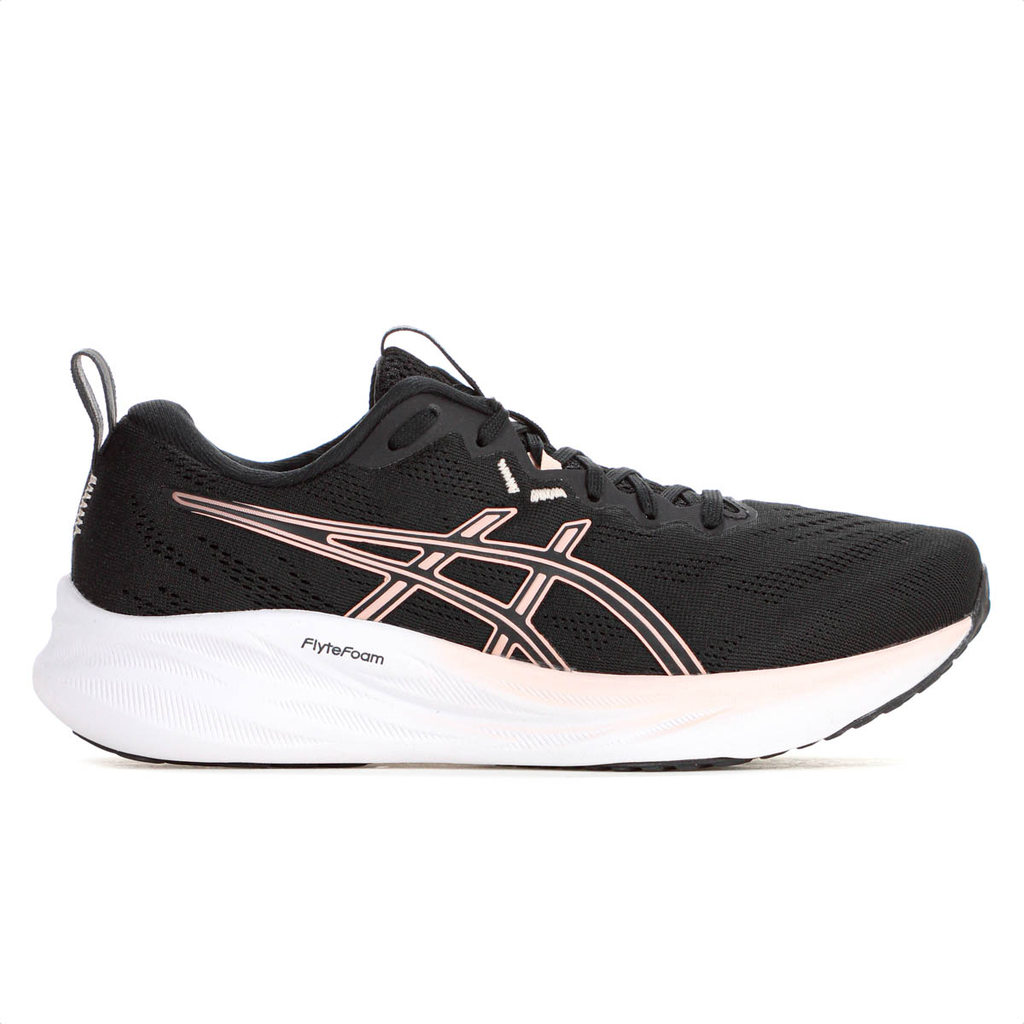 Tênis Asics Gel Pulse 16 SE Preto e Rosa - Feminino