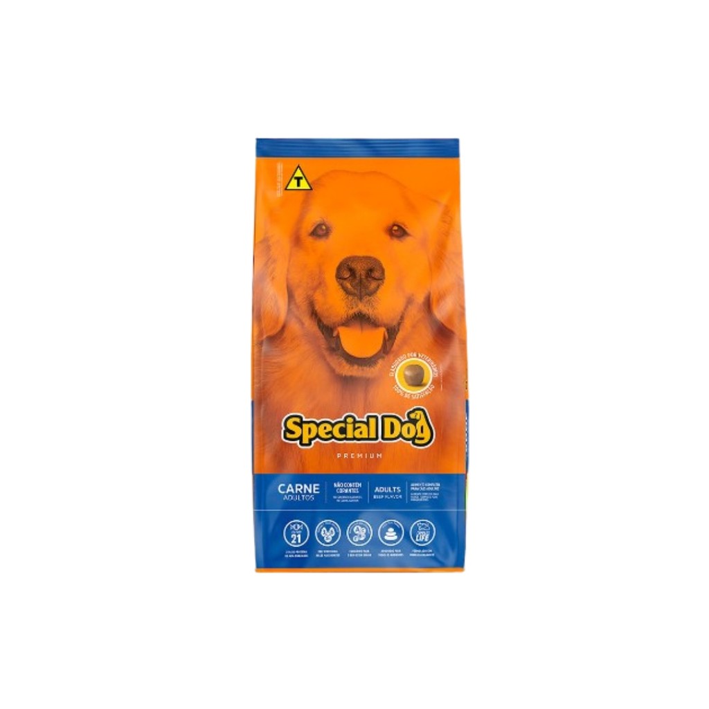 Ração Special Dog Adultos Sabor Carne 15kg