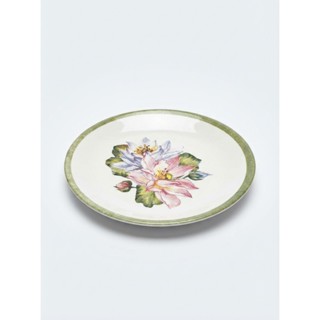 Prato de Sobremesa Branco Flores Coloridas Cerâmica Scalla Unitário em Oferta na Shopee