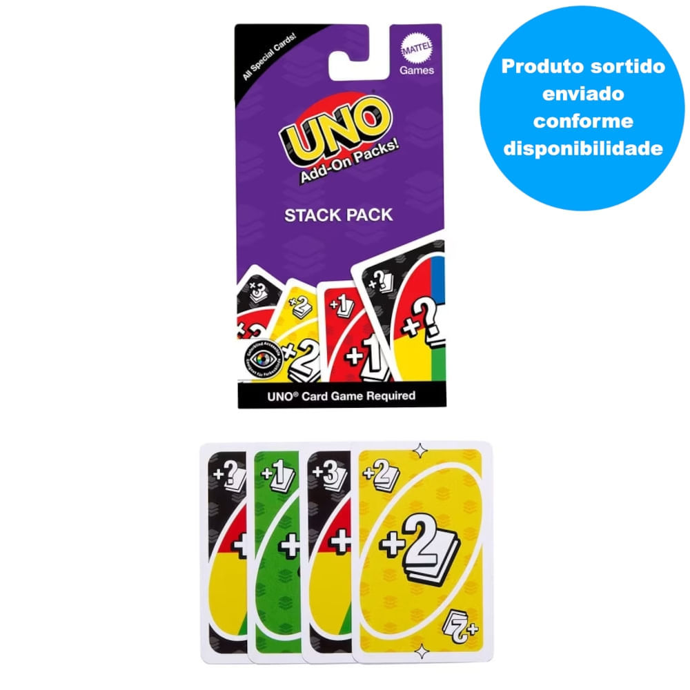 Jogo Uno - Pacote Complementar - Sortido - Mattel em Oferta na Shopee
