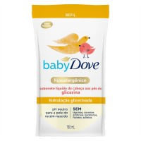 Sabonete Líquido Dove Baby Hidratação Glicerinada da Cabeça aos Pés Refil 180ml em Oferta na Shopee