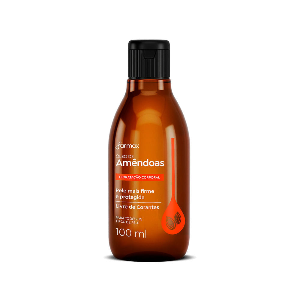 Óleo de Amêndoas Farmax Hidratação Corporal 100ml em Oferta na Shopee