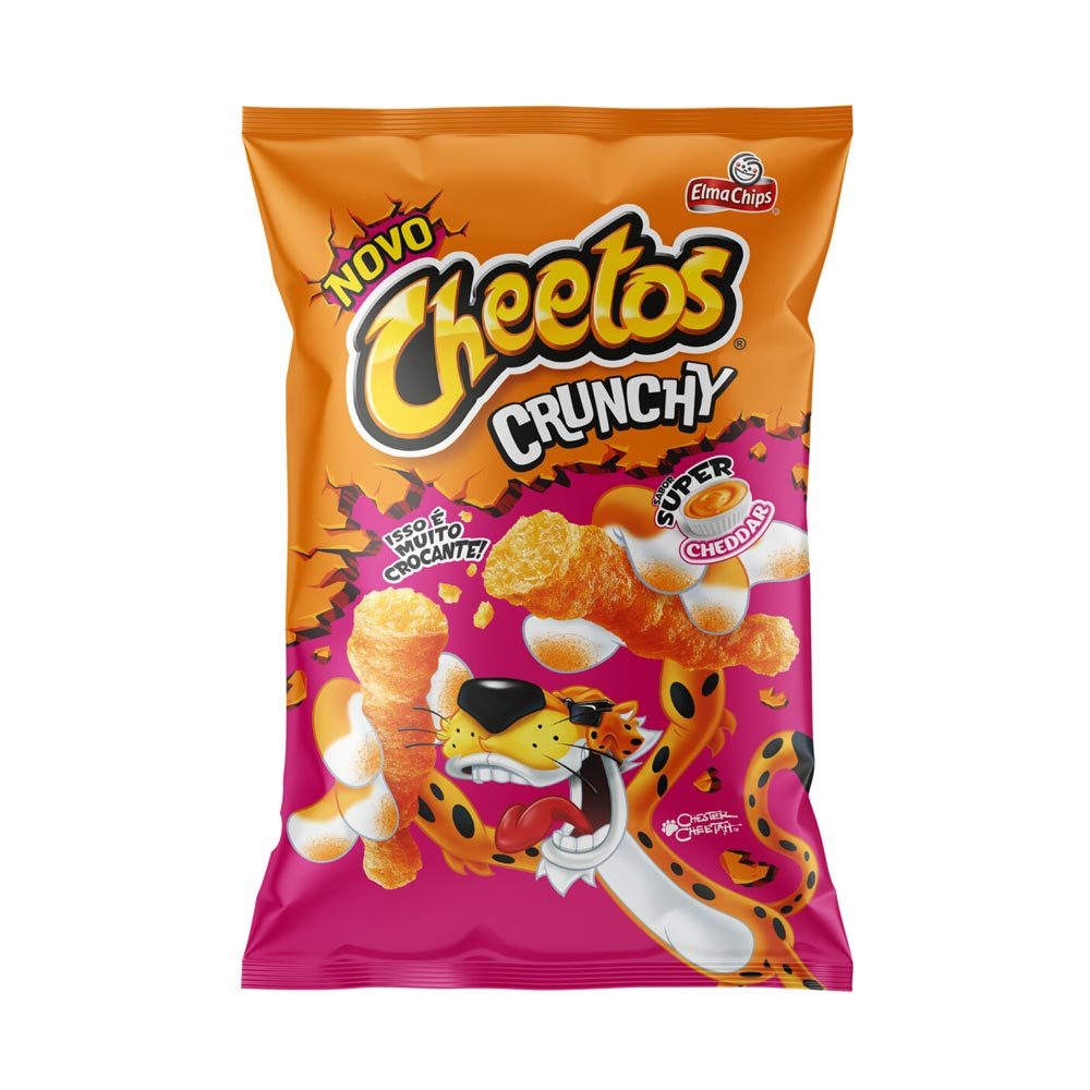 Cheetos Crunchy Super Cheddar 78g em Oferta na Shopee