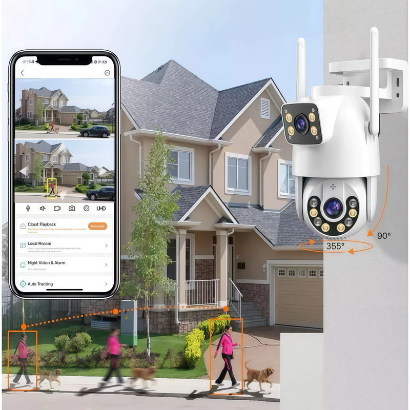 Câmera IP WiFi Yoosee 360 com Lente Dupla à Prova de Água IP66 — foto 7