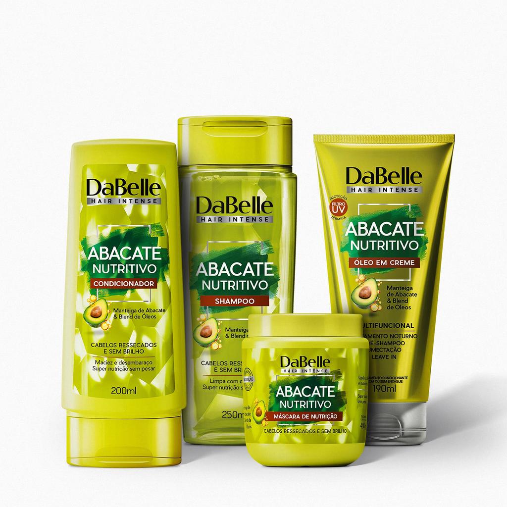 Kit Abacate Nutritivo DaBelle Hair - 4 produtos
