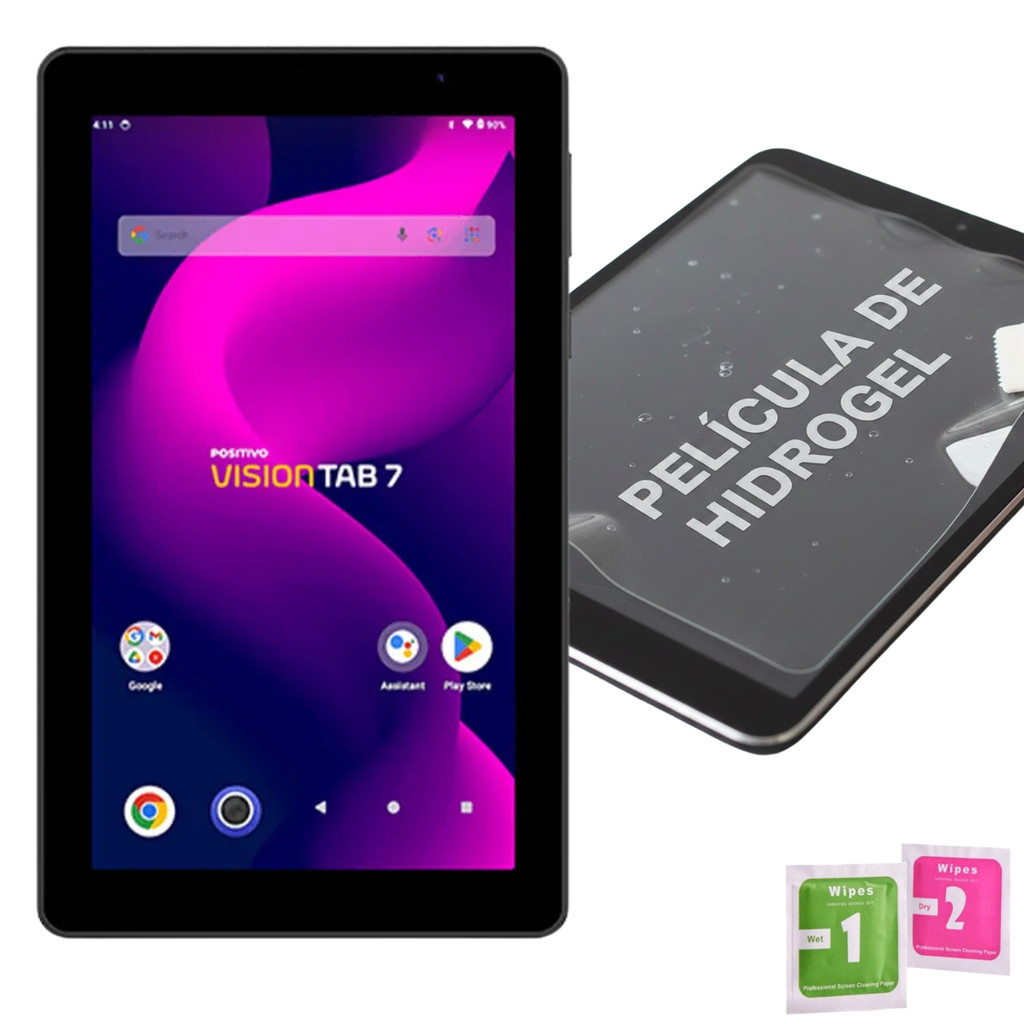 Película Hidrogel Tablet Positivo Q10 10" Anti Impacto - Miniatura 3