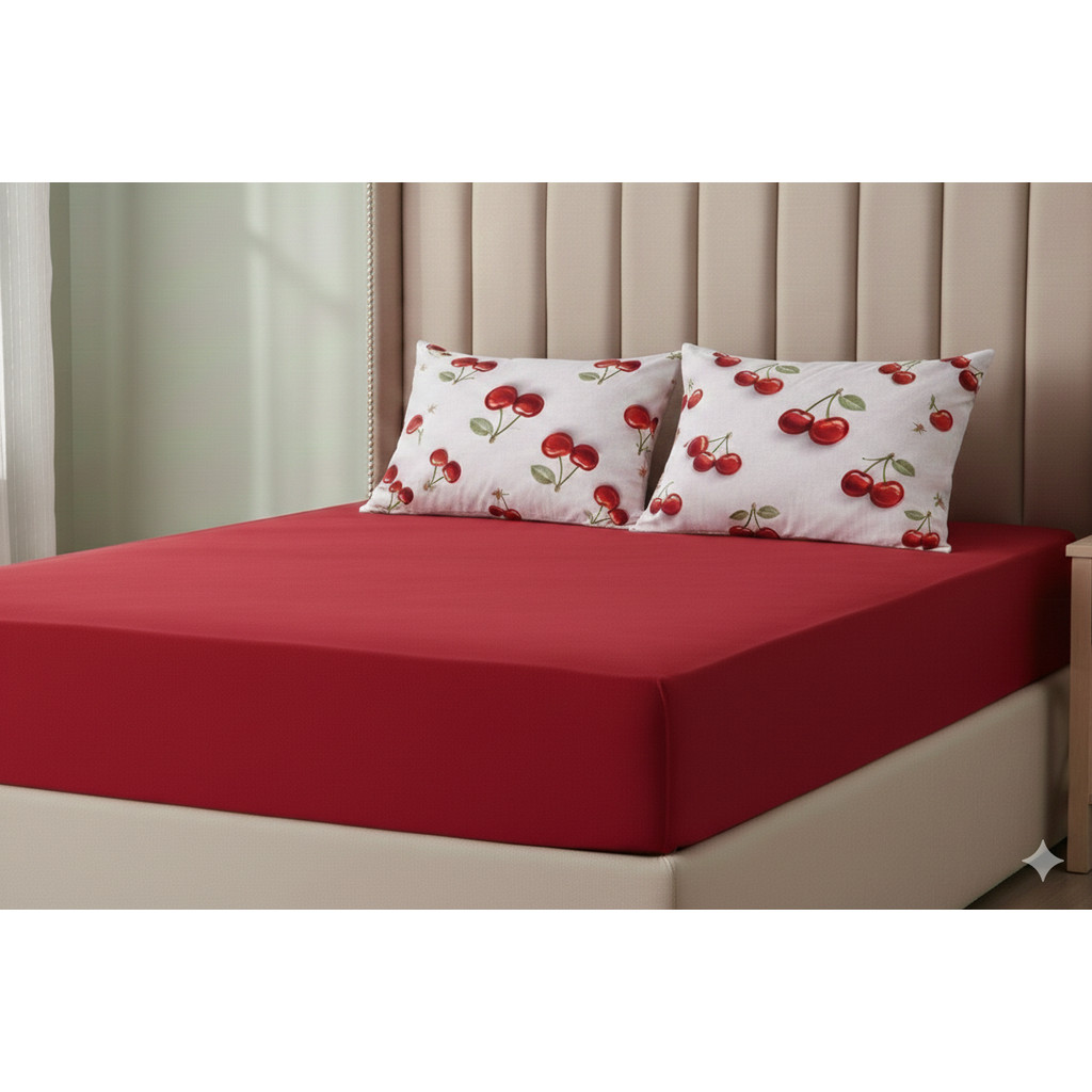 Jogo de Cama Lençol Estampado com Elástico Micropercal 300 Fios Solteiro Casal Queen King Cores