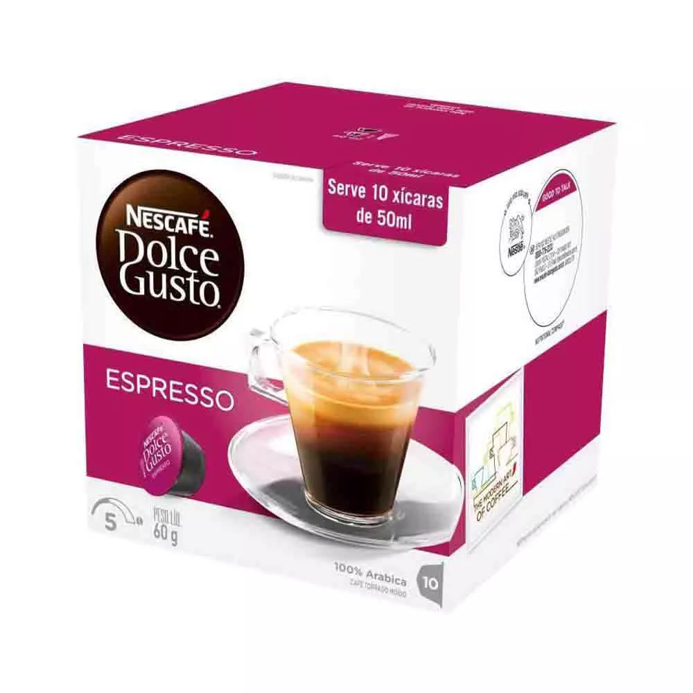 Cápsulas Nescafé Dolce Gusto Espresso 10 Unidades 60g em Oferta na Shopee