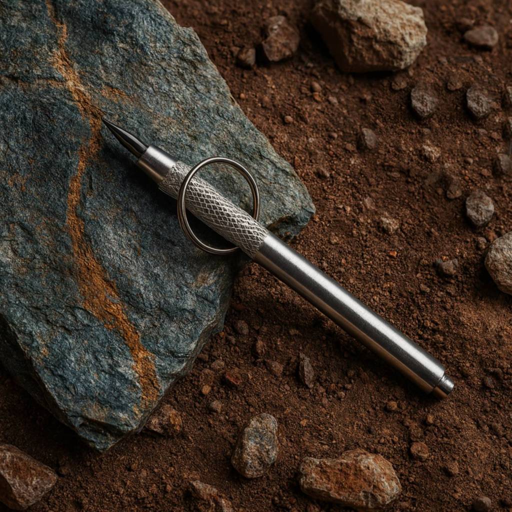 Caneta Risca-Rocha Magnética com Pêndulo 3x1 | Ímã, Riscador e Pêndulo