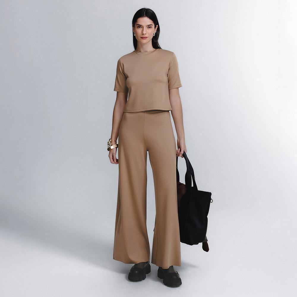 Calça Wide Insider em Oferta na Shopee