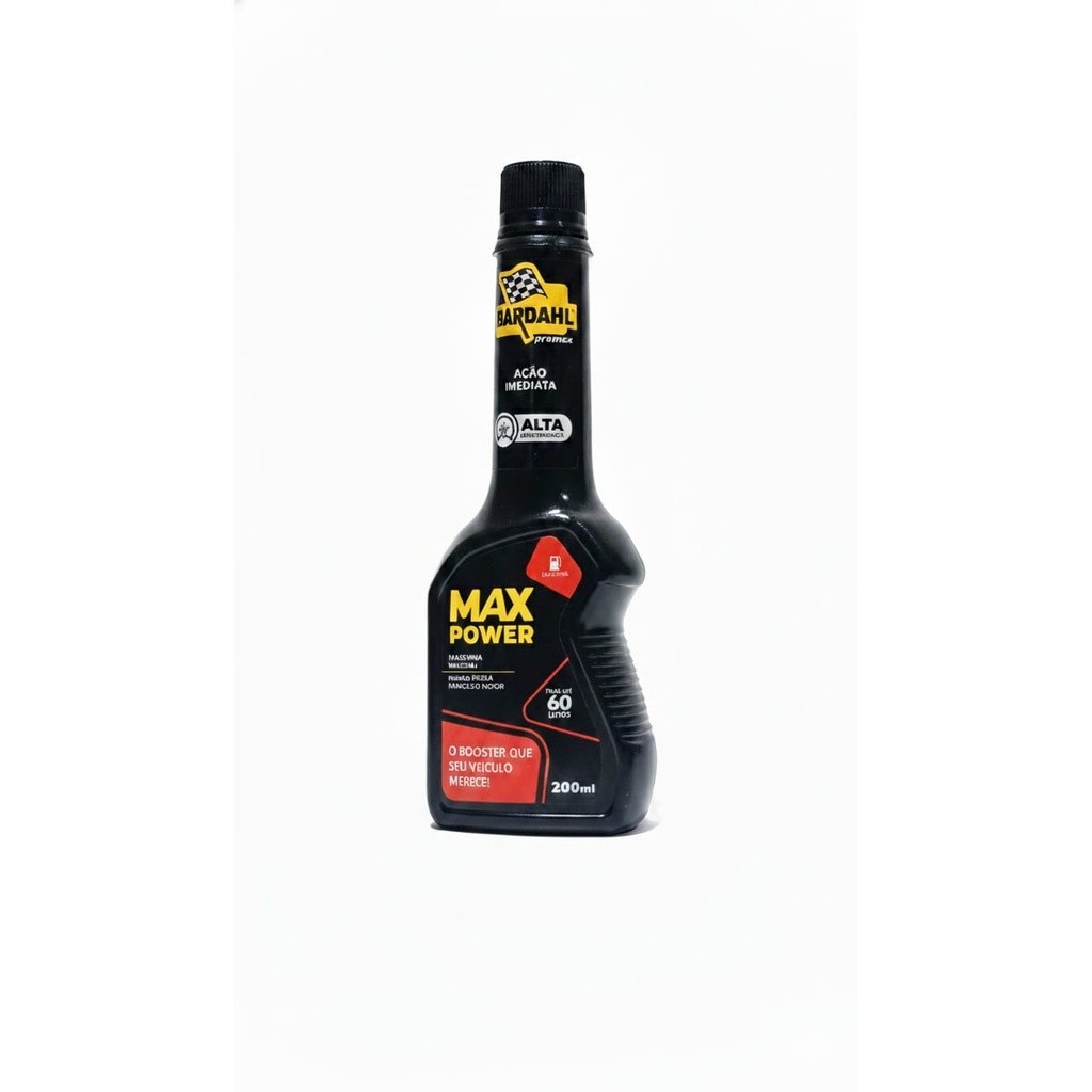 Aditivo Bardahl Max Power 200ml Booster Gasolina Limpa Bico Original em Oferta na Shopee