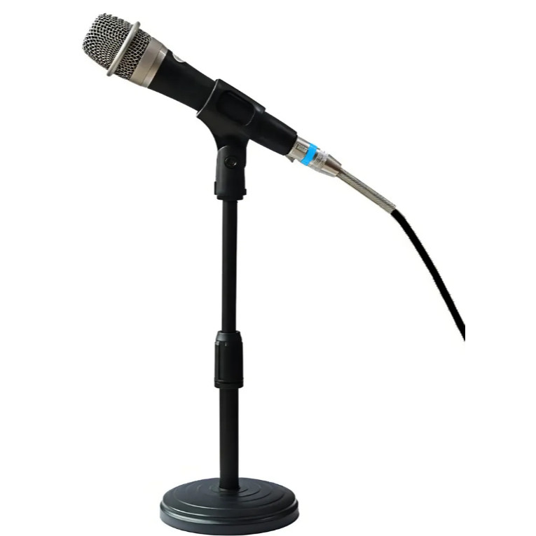 Suporte Mesa Para Microfone Portatil-mini Pedestal-podcast Cor Preto - Aquarius Shop em Oferta na Shopee