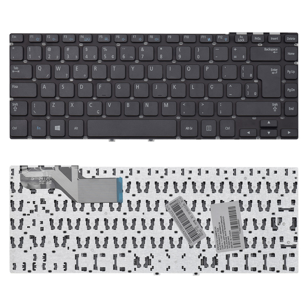 Teclado para Notebook Samsung Ativ Book NP275E4E-KD1BR NP275E4E-KD2BR NP275E4V-K01ID em Oferta na Shopee