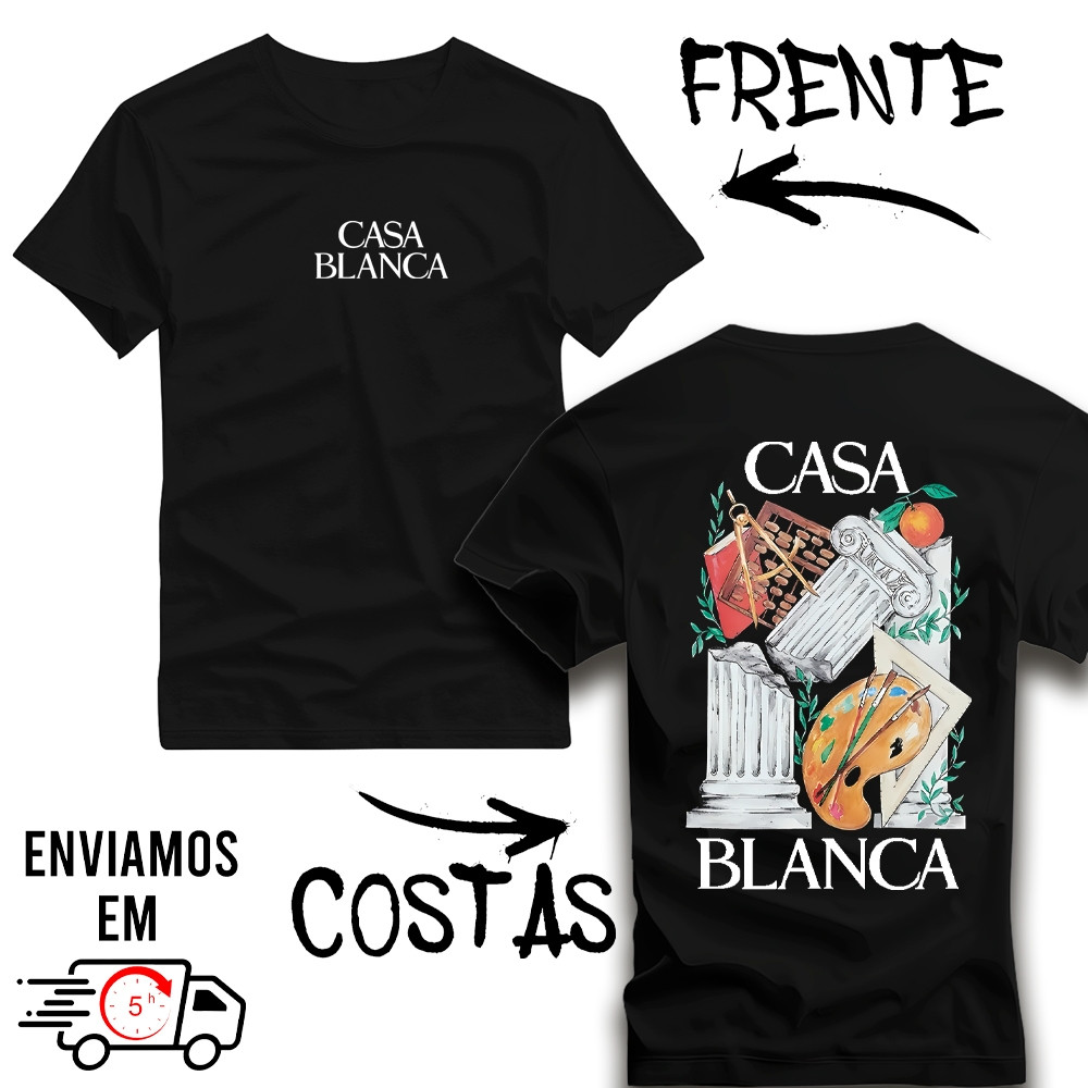 [Camiseta Premium em Algodão Puro]VU Camiseta Streetwear Premium Exclusive TENIS CLUB 100% Algodão Malha 30.1 Lançamento